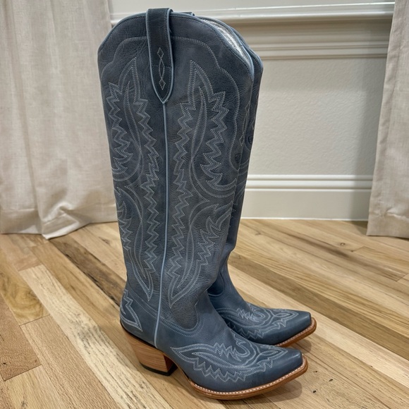 Ariat Casanova Western Boots Vintage Denim - Picture 4 of 9